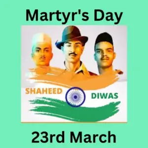 Shaheed Diwas, Martyrs' Day 23rd March INDIA, Most Important ...