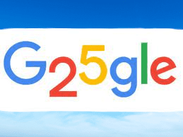 25th anniversary of Google