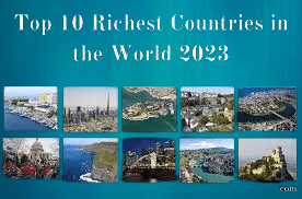 Top 10 richest country in the world
